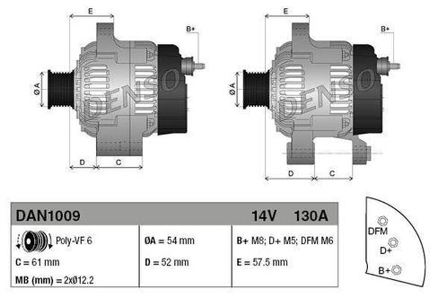 Dynamo / Alternator CADILLAC BLS (1.9 D), Auto-onderdelen, Motor en Toebehoren, Nieuw, Ophalen of Verzenden