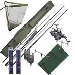 Complete Ultimate Karper Set met hengels, vrijloopmolens,, Verzenden, Nieuw