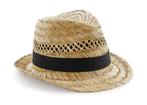 Zomer Trilby hoed van Stro B049, Kleding | Heren, Nieuw, Hoed, Verzenden