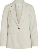 Vila Blazer Vilowny Straight Blazer - Noos 14079590 Birch Da, Kleding | Dames, Verzenden, Nieuw