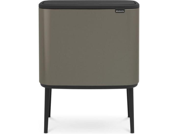 Brabantia Bo Touch Bin - Prullenbak - 36 liter - Platinum, Huis en Inrichting, Woonaccessoires | Overige, Zo goed als nieuw, Verzenden