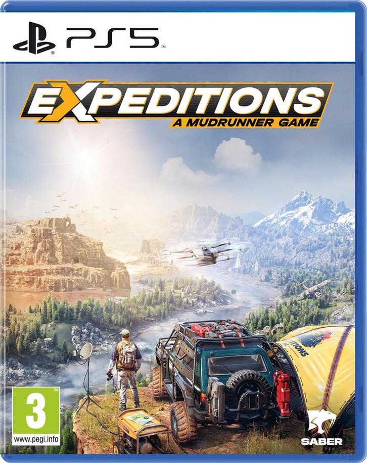 Expeditions A MudRunner Game-Standaard (PlayStation 5), Spelcomputers en Games, Games | Sony PlayStation 5, Zo goed als nieuw