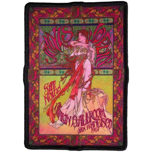 Janis Joplin - Avalon Ballroom - Patch officiële merchandise, Verzamelen, Muziek, Artiesten en Beroemdheden, Kleding, Nieuw, Ophalen of Verzenden