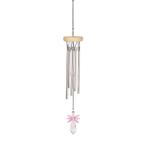 Windgong Natures Melody Gem Tunes met Crystal Angel Pink,, Verzenden, Nieuw