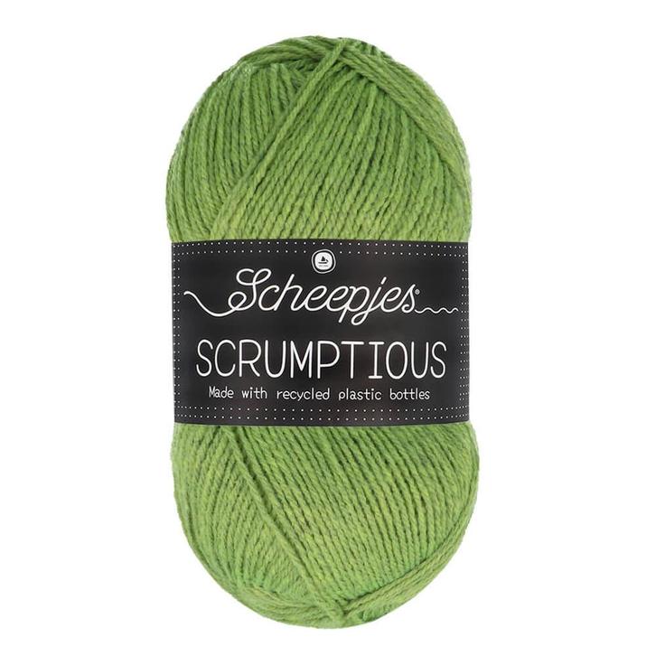 Scheepjes Scrumptious - 326 Matcha Chiffon Cake, Hobby en Vrije tijd, Breien en Haken, Breien of Haken, Nieuw, Wol of Garen, Ophalen of Verzenden