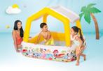 INTEX Opblaasbaar Kinderzwembad met Dak - 157x157 cm - Ve..., Ophalen of Verzenden, Nieuw
