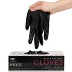 Styletek Vinyl Zwarte Handschoenen Poeder- & Latexvrij -, Sieraden, Tassen en Uiterlijk, Uiterlijk | Haarverzorging, Nieuw, Overige typen