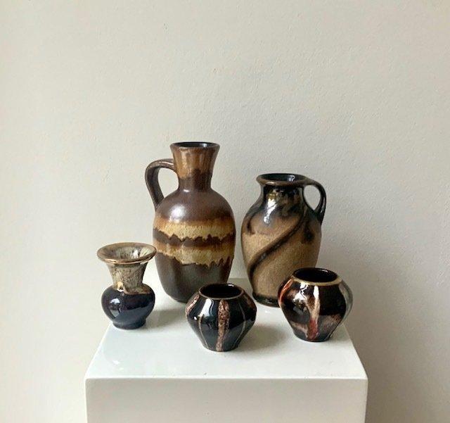 Bay Keramik & Jasba - Vaas - Keramiek, Porselein - Vijf, Antiek en Kunst, Kunst | Designobjecten