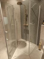 Douchecabine 120x90cm helder glas, mat wit profiel - 0026, Doe-het-zelf en Verbouw, Sanitair, Ophalen, Nieuw, Glas, Douche