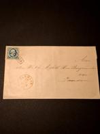 Nederland 1852 - Netherlands – 1852 5 Cents Blue King, Postzegels en Munten, Gestempeld