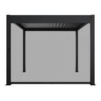 Zijwand Voor Lamellendak - Tahiti 3x2,4 m - Antraciet, Verzenden, Nieuw