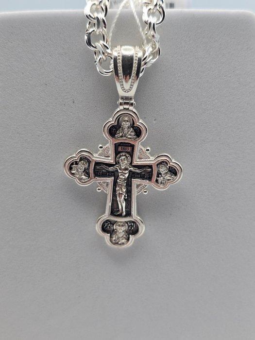 Antiek Crucifix (2) - .925 zilver - 2023, Antiek en Kunst, Antiek | Boeken en Bijbels
