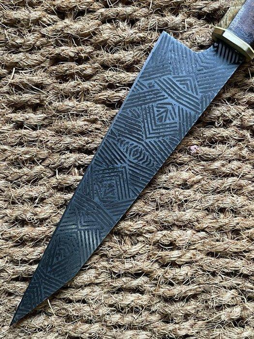 Custom Craft Knife - R107 - Tafelmes - Hout, Staal, Antiek en Kunst, Antiek | Keukenbenodigdheden