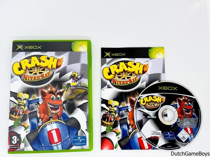 Xbox Classic - Crash - Nitro Kart, Spelcomputers en Games, Games | Xbox Original, Gebruikt, Verzenden