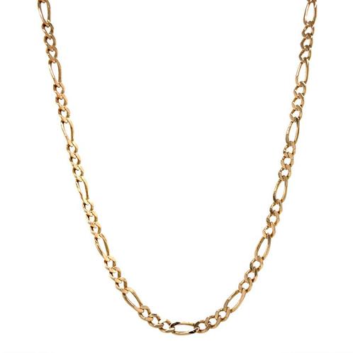 Gouden vintage figaro collier 14 krt, Sieraden, Tassen en Uiterlijk, Kettingen, Nieuw, Ophalen of Verzenden