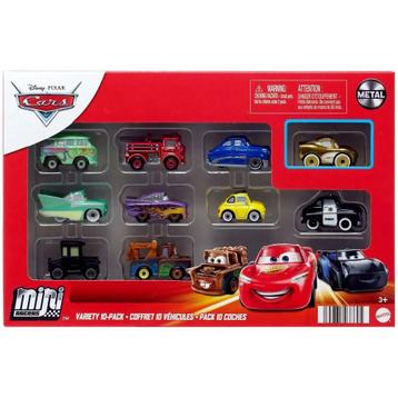 Disney Pixar Cars Mini Racers Verscheidenheid 10-pack beschikbaar voor biedingen