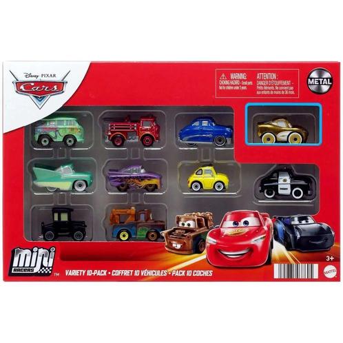 Disney Pixar Cars Mini Racers Verscheidenheid 10-pack, Kinderen en Baby's, Speelgoed | Overig, Verzenden
