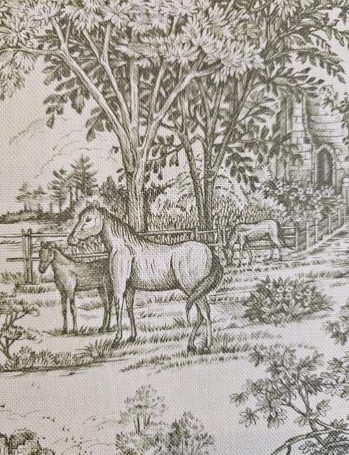 Tessuto Toile de Jouy Originale Country- 300x280cm -, Antiek en Kunst, Curiosa en Brocante