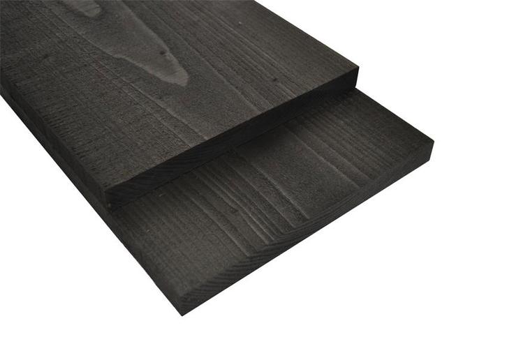 Vuren vlotdelen zwart geïmpregneerd 25x275x5000 mm, Doe-het-zelf en Verbouw, Hout en Planken, Nieuw, Vuren, Ophalen of Verzenden
