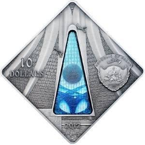 Palau. 10 Dollars 2012 Sacred Art Holy Windows - Brasilia, Postzegels en Munten, Munten | Europa | Niet-Euromunten