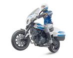 Bruder scrambler ducati politiemotor met politieagent, Ophalen of Verzenden, Nieuw