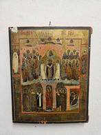 Icoon - Pokrov van de Moeder Gods - Hout