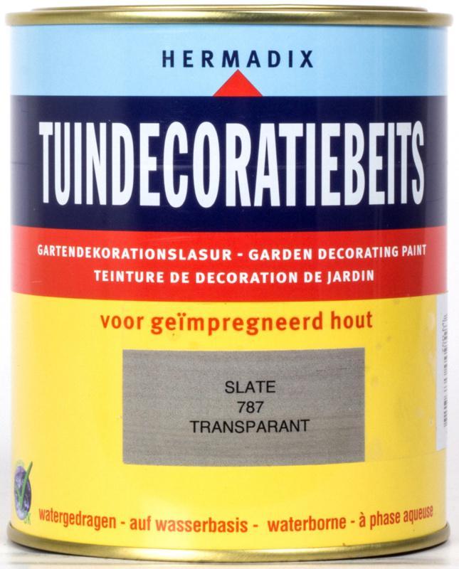 Tuindecoratiebeits Transparant Slate Grijs 787 750 ml, Doe-het-zelf en Verbouw, Verf, Beits en Lak, Nieuw, Ophalen of Verzenden