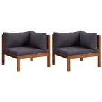 Acacia Hoekbank Set - Tweedekansje - Comfortabel & Duurzaam!, Huis en Inrichting, Minder dan 75 cm, Hoekbank, Ophalen of Verzenden
