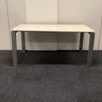 Samas verstelbaar Bureau / tafel 160x80 cm, Ahorn - grijs, In hoogte verstelbaar, Gebruikt, Ophalen of Verzenden, Bureau