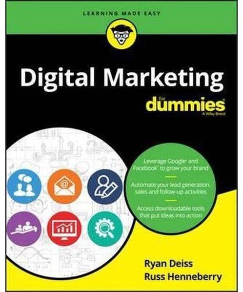 Boek Digital Marketing for Dummies 9781119235590, Boeken, Economie, Management en Marketing, Zo goed als nieuw, Verzenden