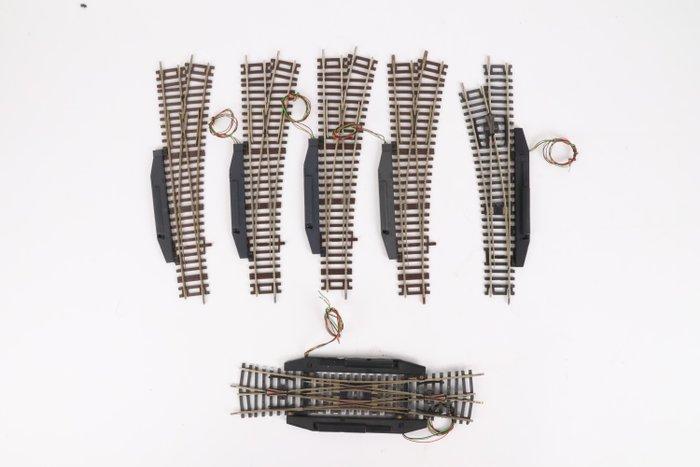 Roco H0 - Wr15 - Modeltreinsporen (6) - Kruis- en rechte, Hobby en Vrije tijd, Modeltreinen | H0