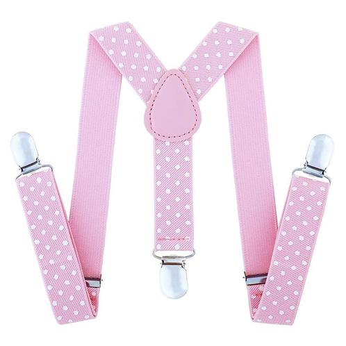 Fako Fashion® - Kinder Bretels - Stippen - 65cm - Roze, Kinderen en Baby's, Kinderkleding | Overige, Verzenden