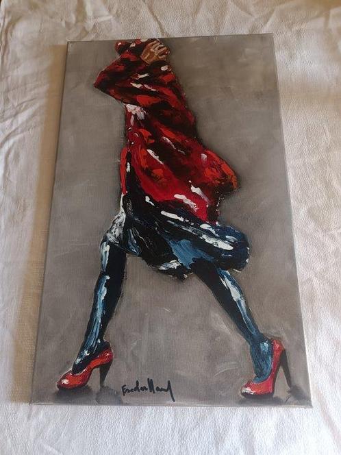 Henry Escobar (XX) - Sans titre, Antiek en Kunst, Kunst | Schilderijen | Modern