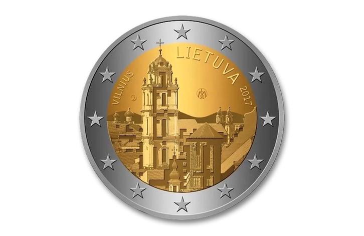 2 Euro Vilnius 2017- Litouwen, Postzegels en Munten, Munten | Europa | Euromunten, Verzenden