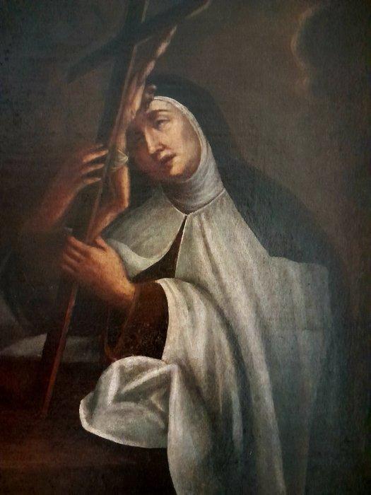 Italiaanse school (XVIII) - Estasi di Santa Teresa dAvila, Antiek en Kunst, Kunst | Schilderijen | Klassiek