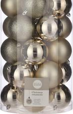 House of Seasons Plastic Kerstballen Set - 25 Stuks - Ø8 cm, Huis en Inrichting, Woonaccessoires | Overige, Ophalen of Verzenden