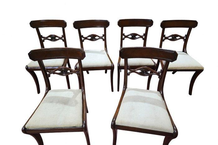 Stoel (6) - Mahonie - Georgian/Regency stoelen, Antiek en Kunst, Antiek | Overige Antiek