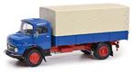 Mercedes-Benz L911 in blauw met rood chassis - Schuco 1:18, Hobby en Vrije tijd, Modelauto's | 1:18, Ophalen of Verzenden, Nieuw