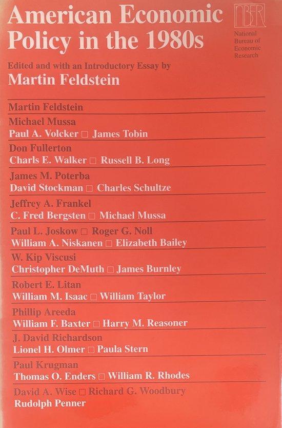 American Economic Policy in the 1980s, Boeken, Overige Boeken, Ophalen of Verzenden