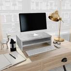vidaXL Monitorstandaard 42x24x13 cm bewerkt hout betongrijs, Minder dan 50 cm, Verzenden, Nieuw, Minder dan 25 cm