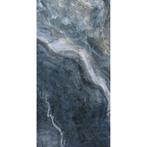 Keramische Gepolijste Tegel Blauw Marmerlook 120x60 cm – Wan, Doe-het-zelf en Verbouw, Tegels, Verzenden, Nieuw