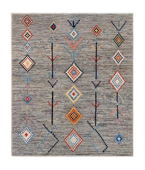 Berber - Vloerkleed - 304 cm - 260 cm - Met de hand geknoopt, Huis en Inrichting, Stoffering | Tapijten en Kleden