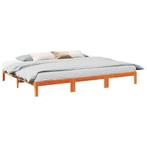 vidaXL Bedframe zonder matras 240x200 cm massief grenenhout, Bruin, Verzenden, Hout, Nieuw