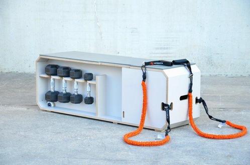 Johannes Hironimus - Bank - HPL - Thuis workout bank, Antiek en Kunst, Kunst | Designobjecten