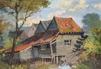 Philibert Foole (1914-1978) - Genneper (water)molen, Antiek en Kunst, Kunst | Schilderijen | Klassiek