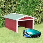 vidaXL Overkapping voor grasmaaier 72x87x50 cm vurenhout, Tuin en Terras, Verzenden, Nieuw