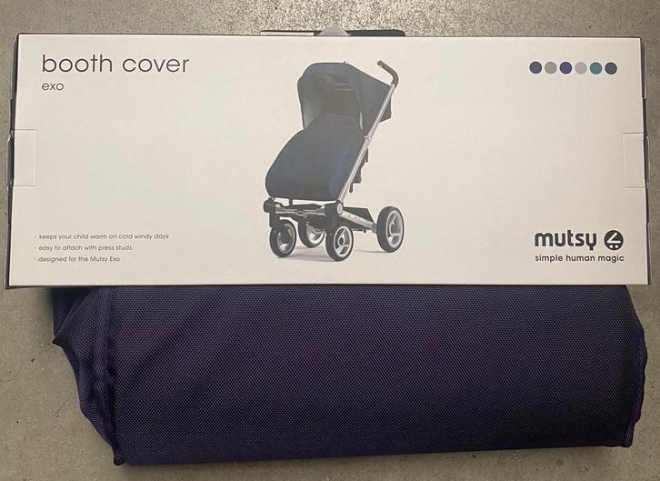 Mutsy booth cover exo purple-black, Kinderen en Baby's, Kinderwagens en Combinaties, Verzenden