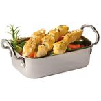 GGM Gastro | (6 stuks) MinI serveerpan - SNACKHOLDER - |, Huis en Inrichting, Keuken | Potten en Pannen, Verzenden, Nieuw