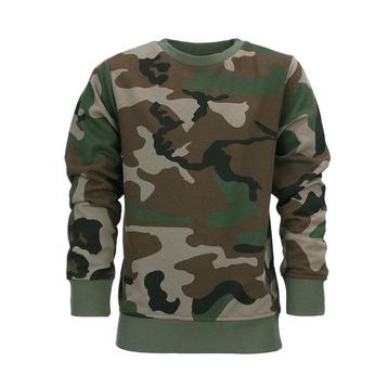 Kinder sweater - Woodland Camouflage - Maat 98
