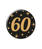 60 Jaar Button, Hobby en Vrije tijd, Feestartikelen, Verzenden, Nieuw